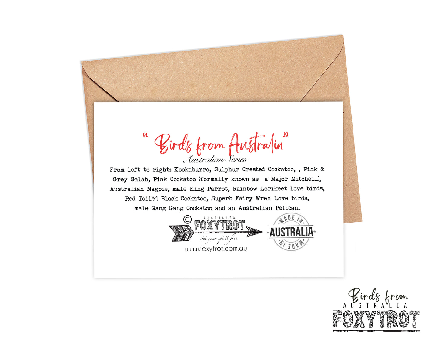 Birds of Australia Card