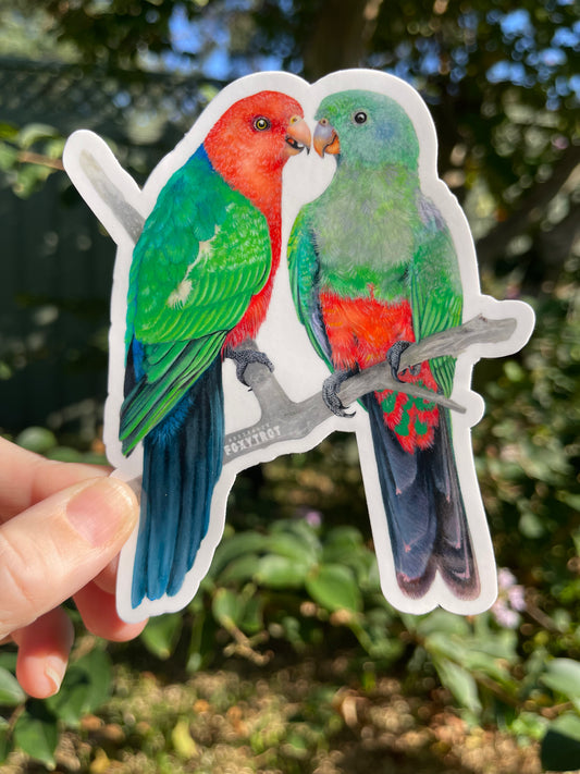 King Parrots Vinyl Sticker