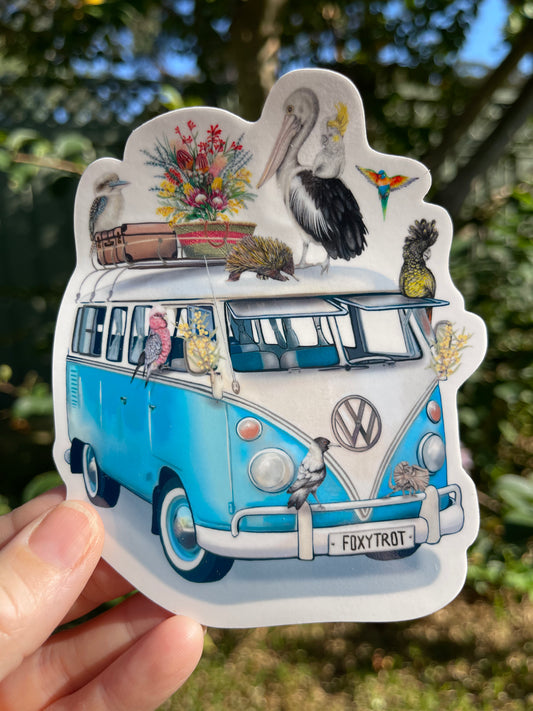 Kombi Vinyl Sticker