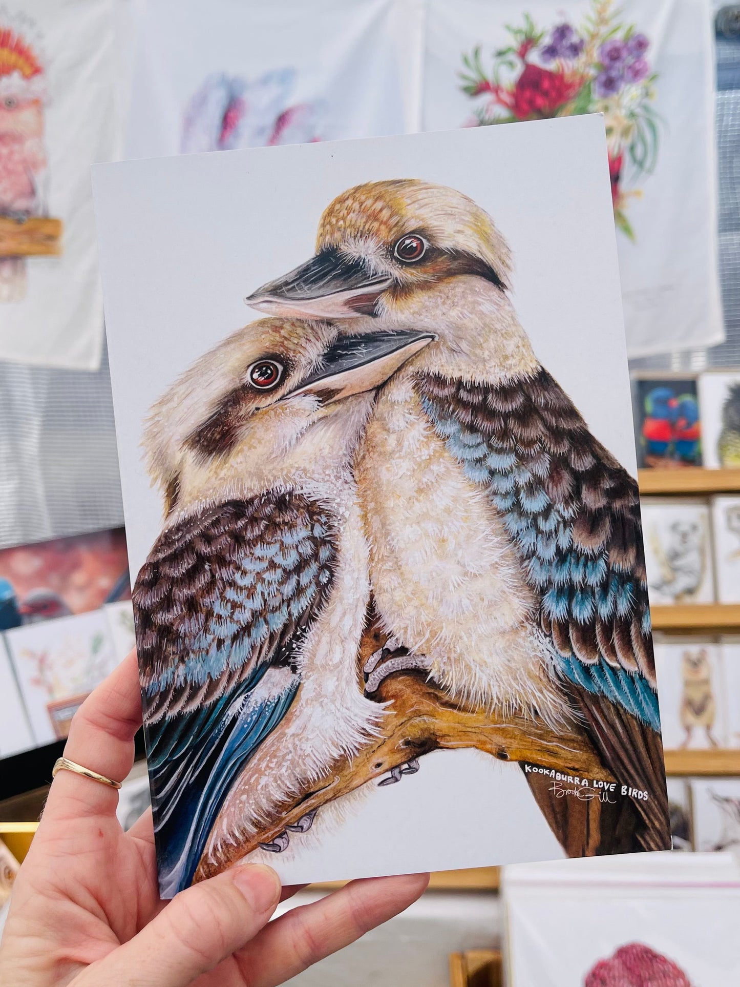 Kookaburra Lovebirds A5 Notebook