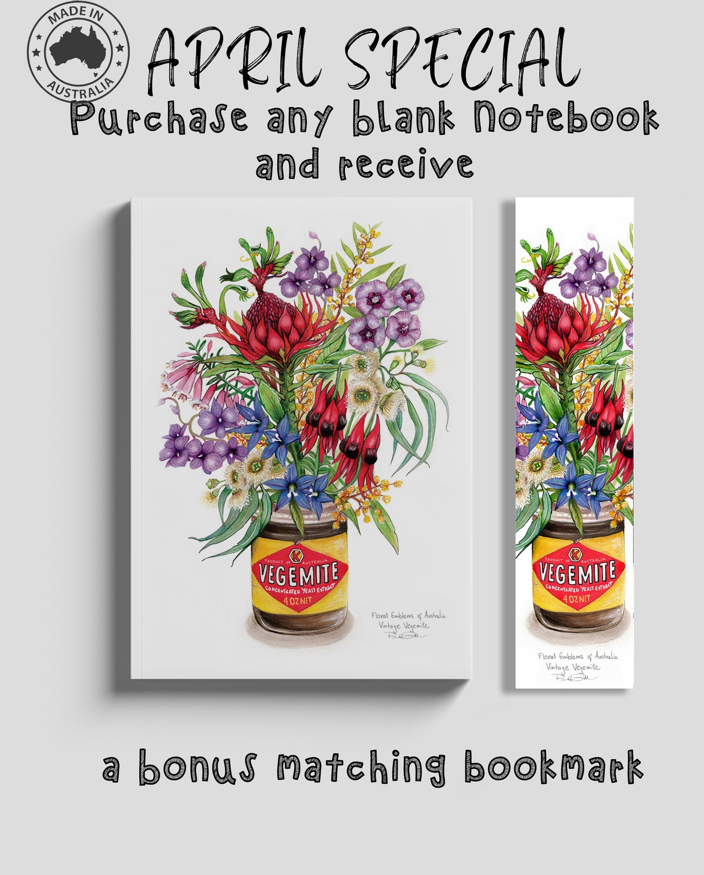 Vintage Vegemite A5 Notebook