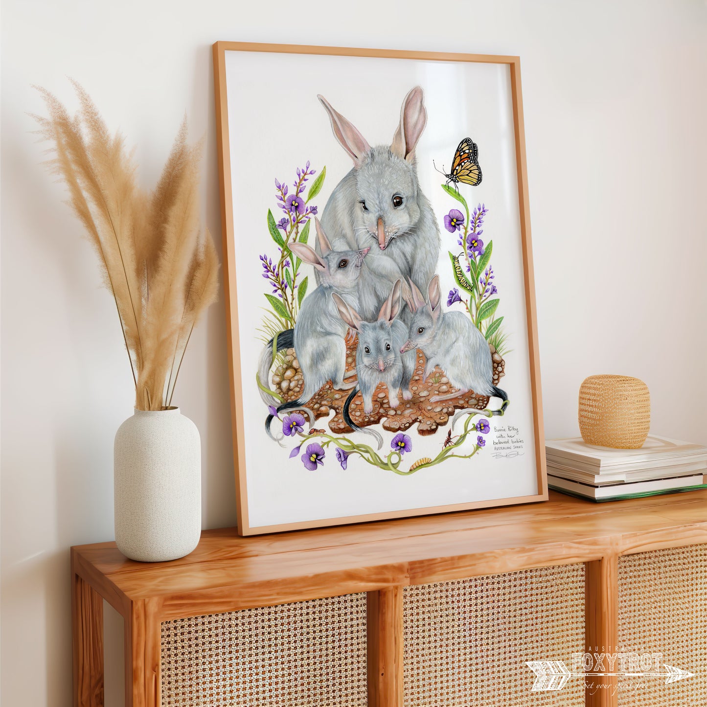 Bonnie Bilby with her beloved babies