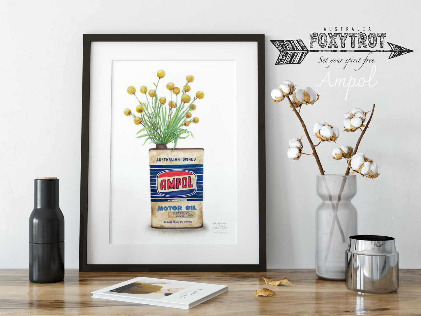Ampol Motor Oil & Billy Buttons