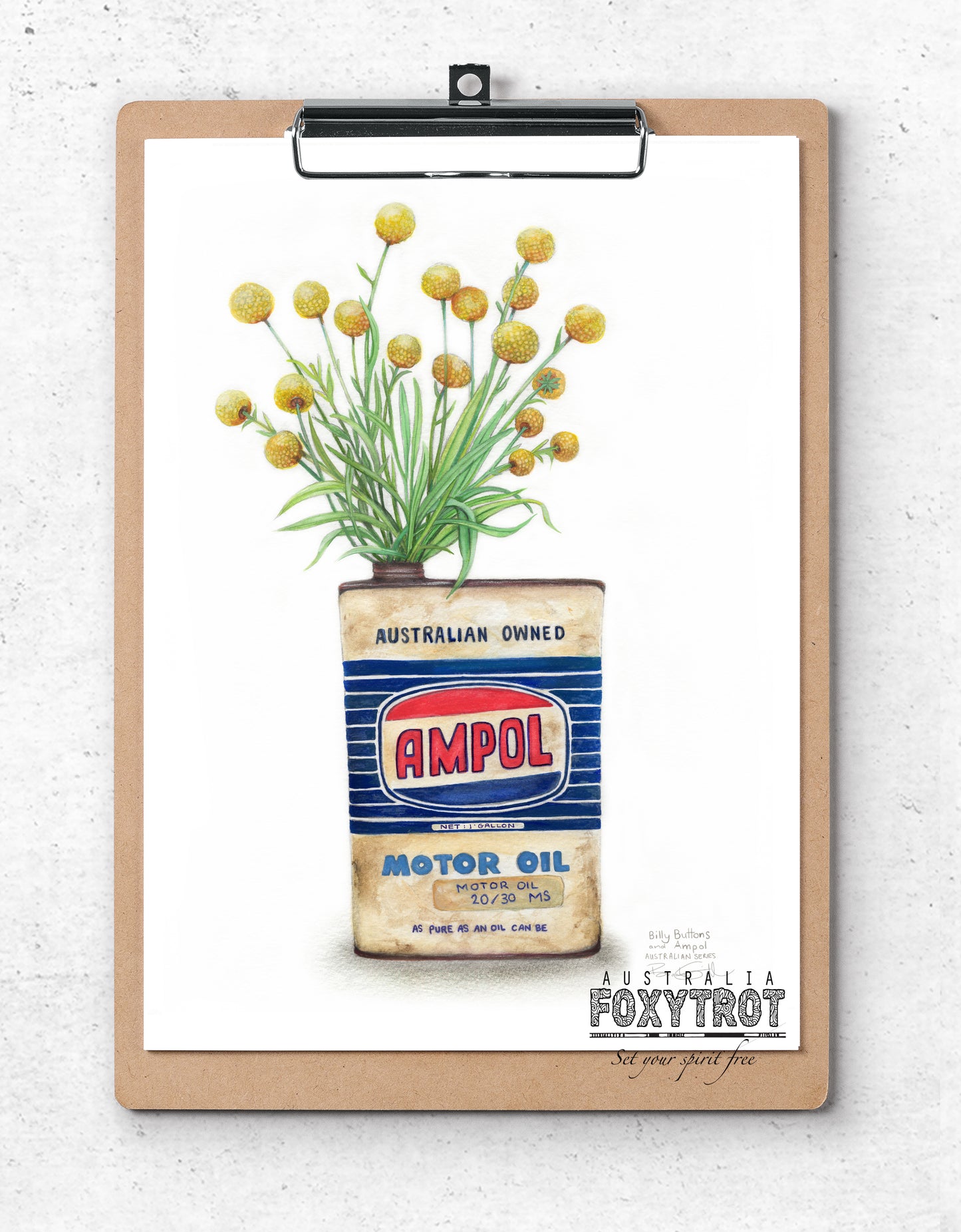 Ampol Motor Oil & Billy Buttons