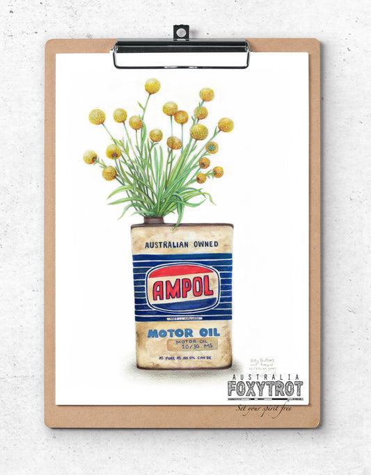 Ampol Motor Oil & Billy Buttons