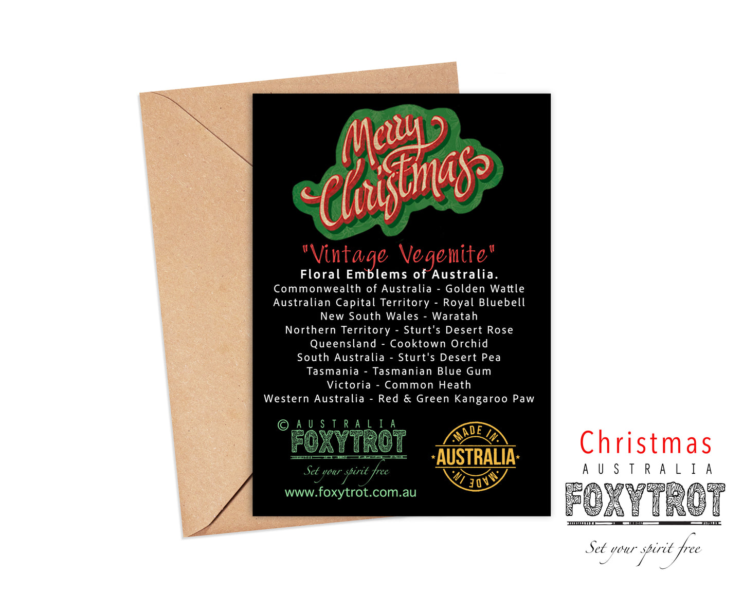 Vegemite Christmas Card