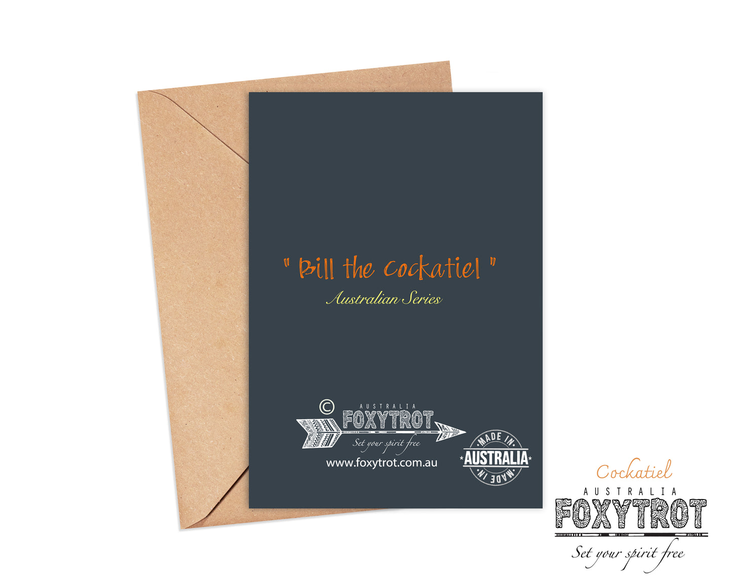 Bill the Cockatiel Card