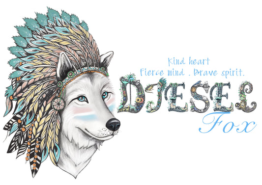 Custom Name Sample - WOLF