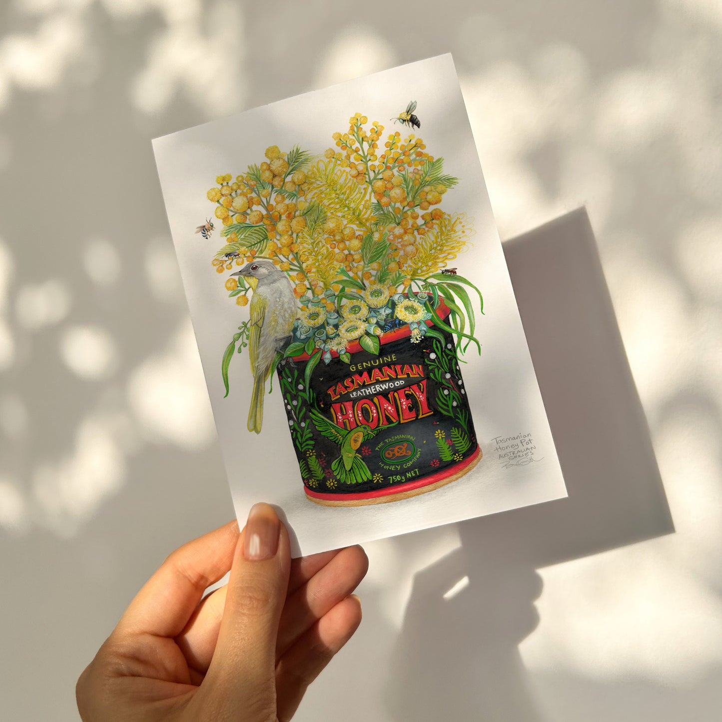 Tasmanian Honey Pot Card