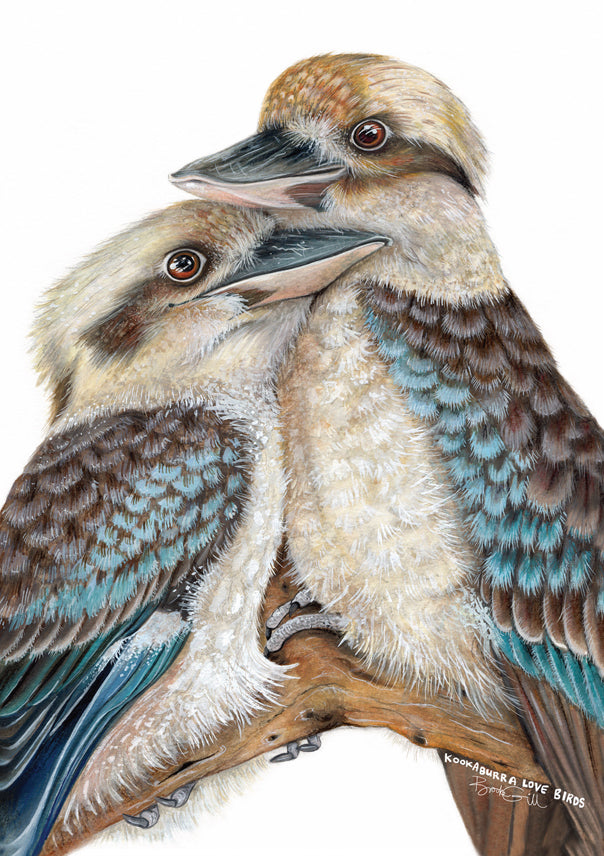 Kookaburra Lovebirds A5 Notebook