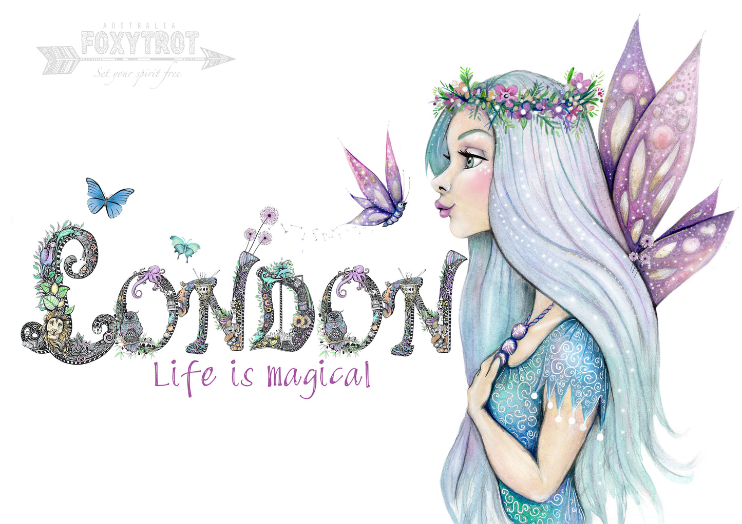 Custom Name Sample - FAIRY / MERMAID