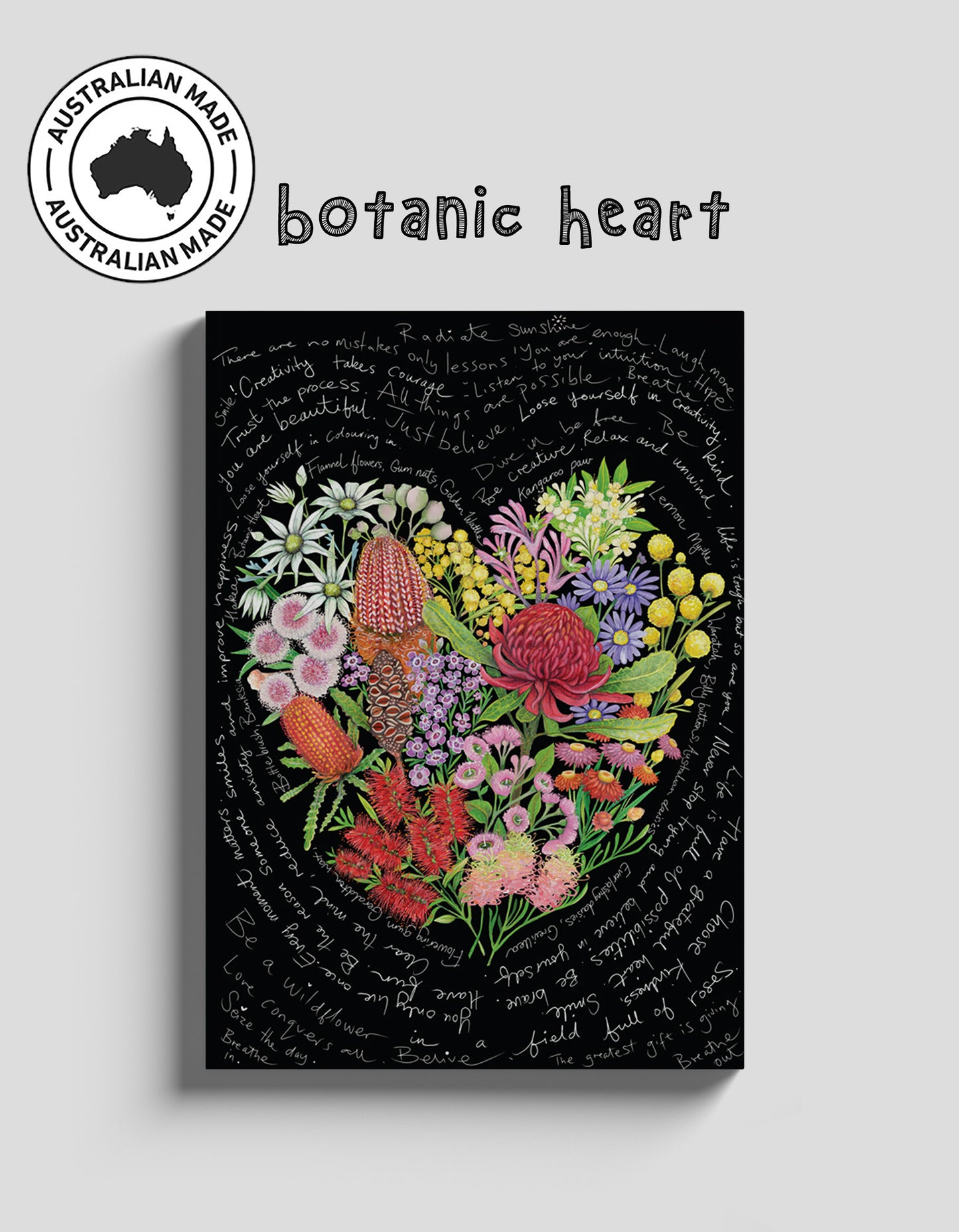 Botanic Heart A5 Notebook