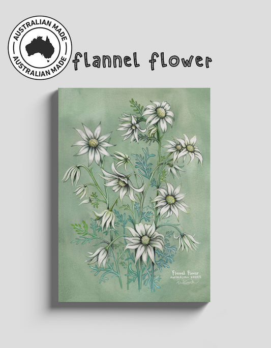 Flannel Flower A5 Notebook