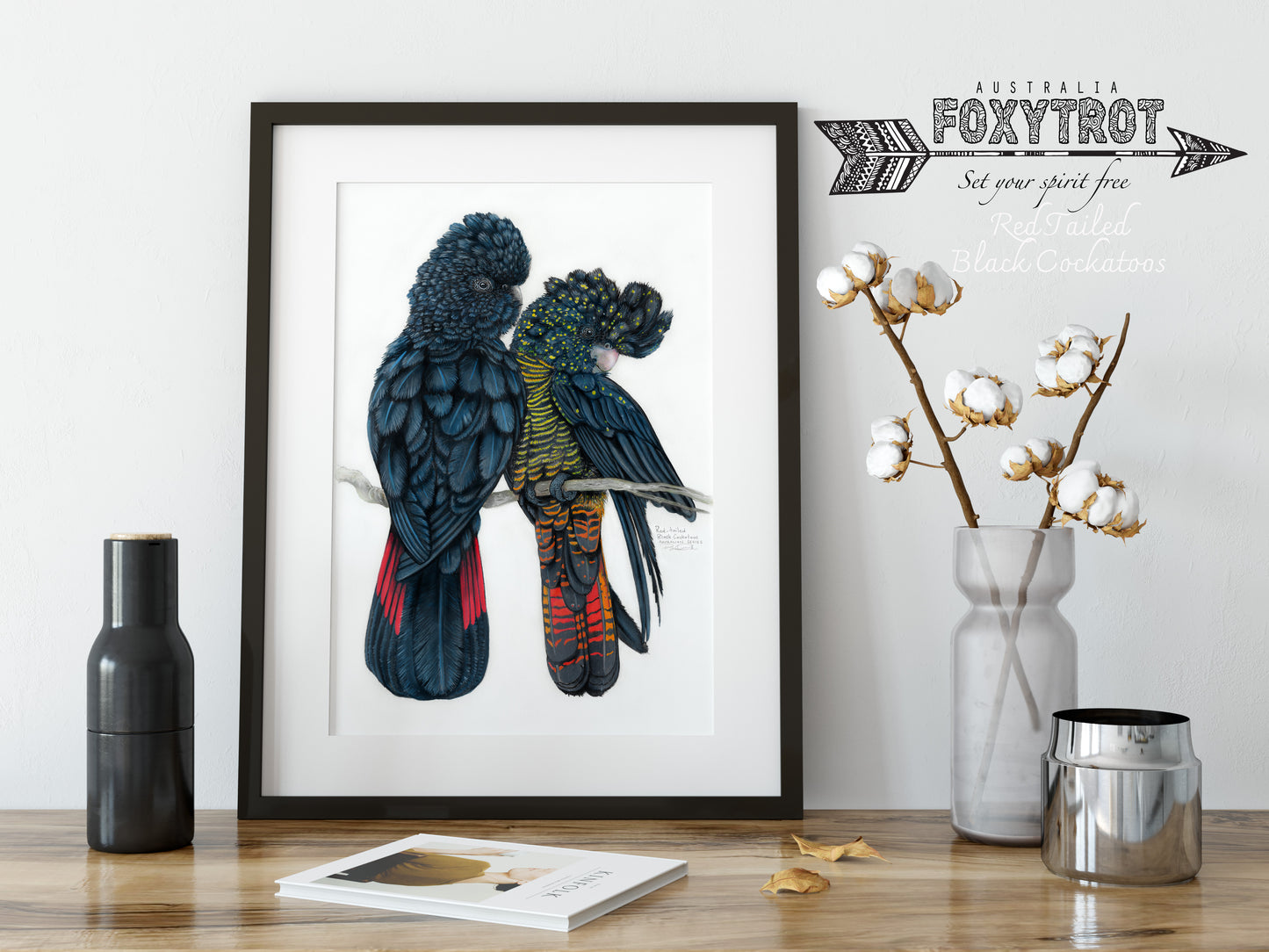 Red Tailed Black Cockatoos