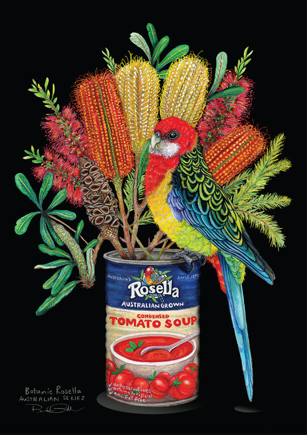 Botanic Rosella A5 Notebook
