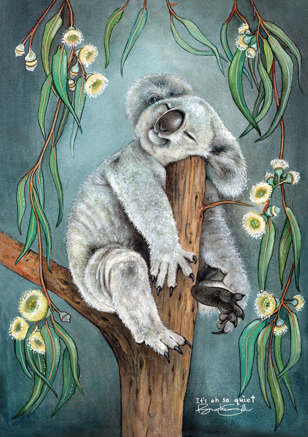 Sleepy Koala A5 Notebook