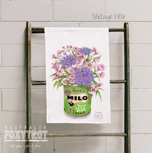 Vintage Milo Tea Towel