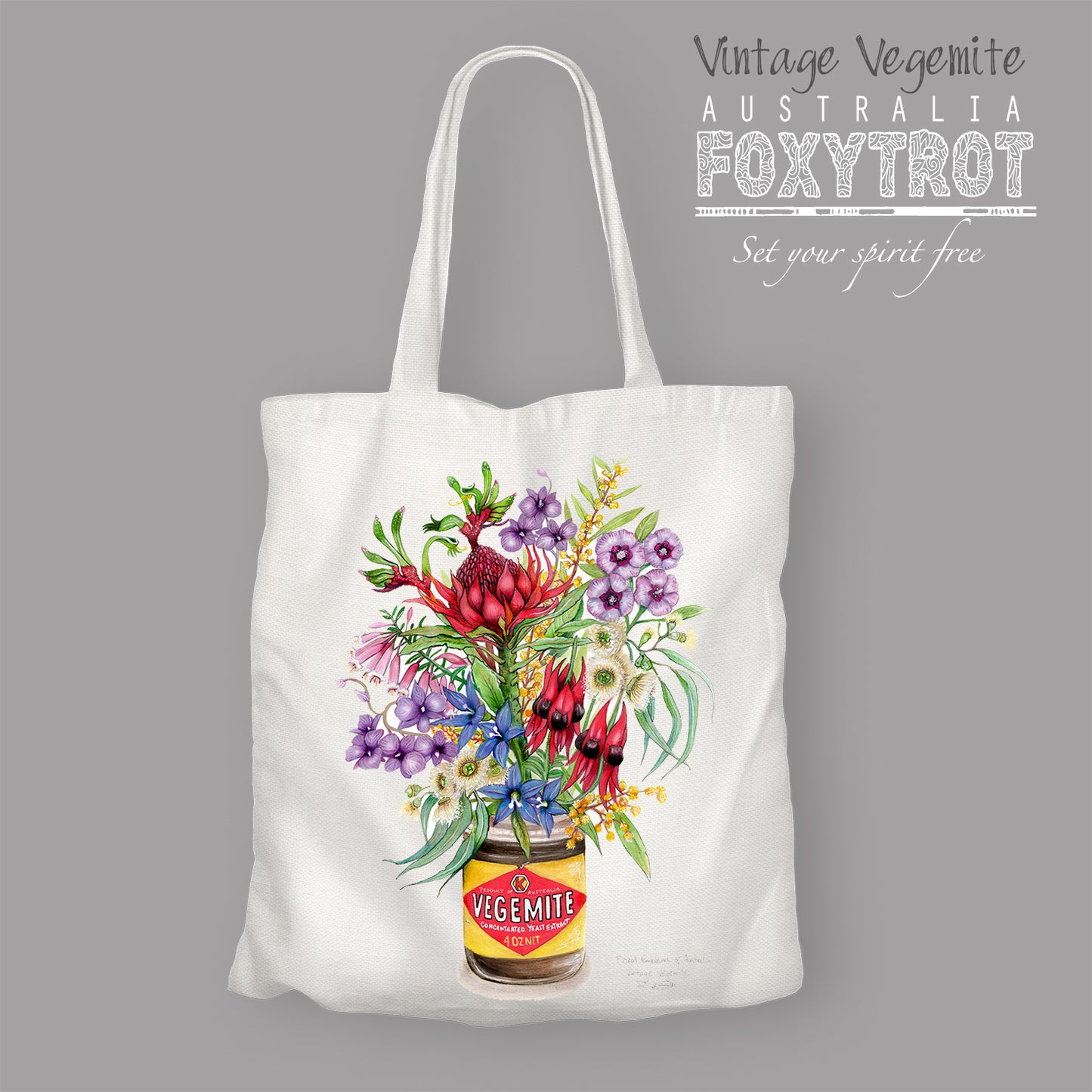 Vintage Vegemite Cotton Tote Bag