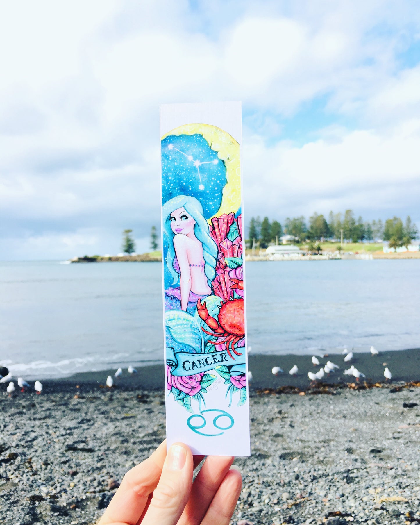 Zodiac Cancer Bookmark