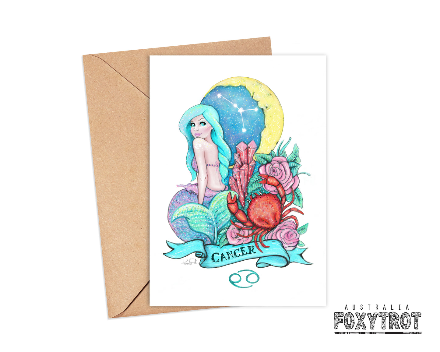 Zodiac Cancer Card