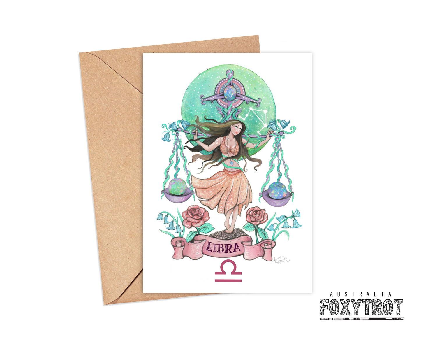 Zodiac Libra Card
