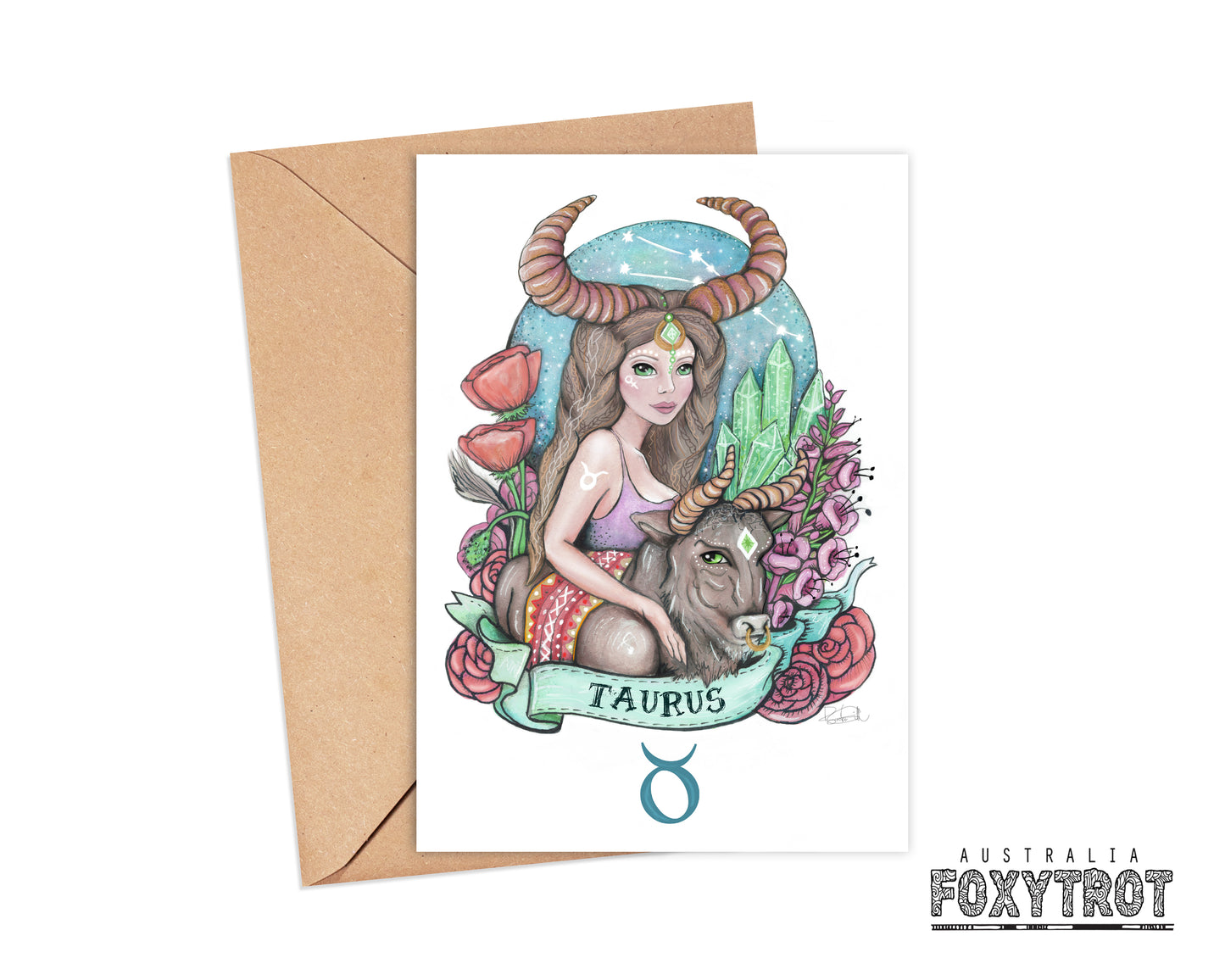 Zodiac Taurus Card