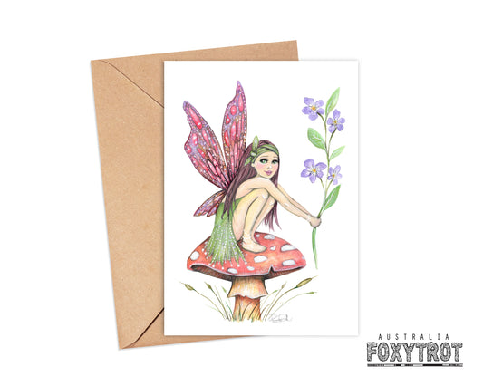 Violet Fairy Card