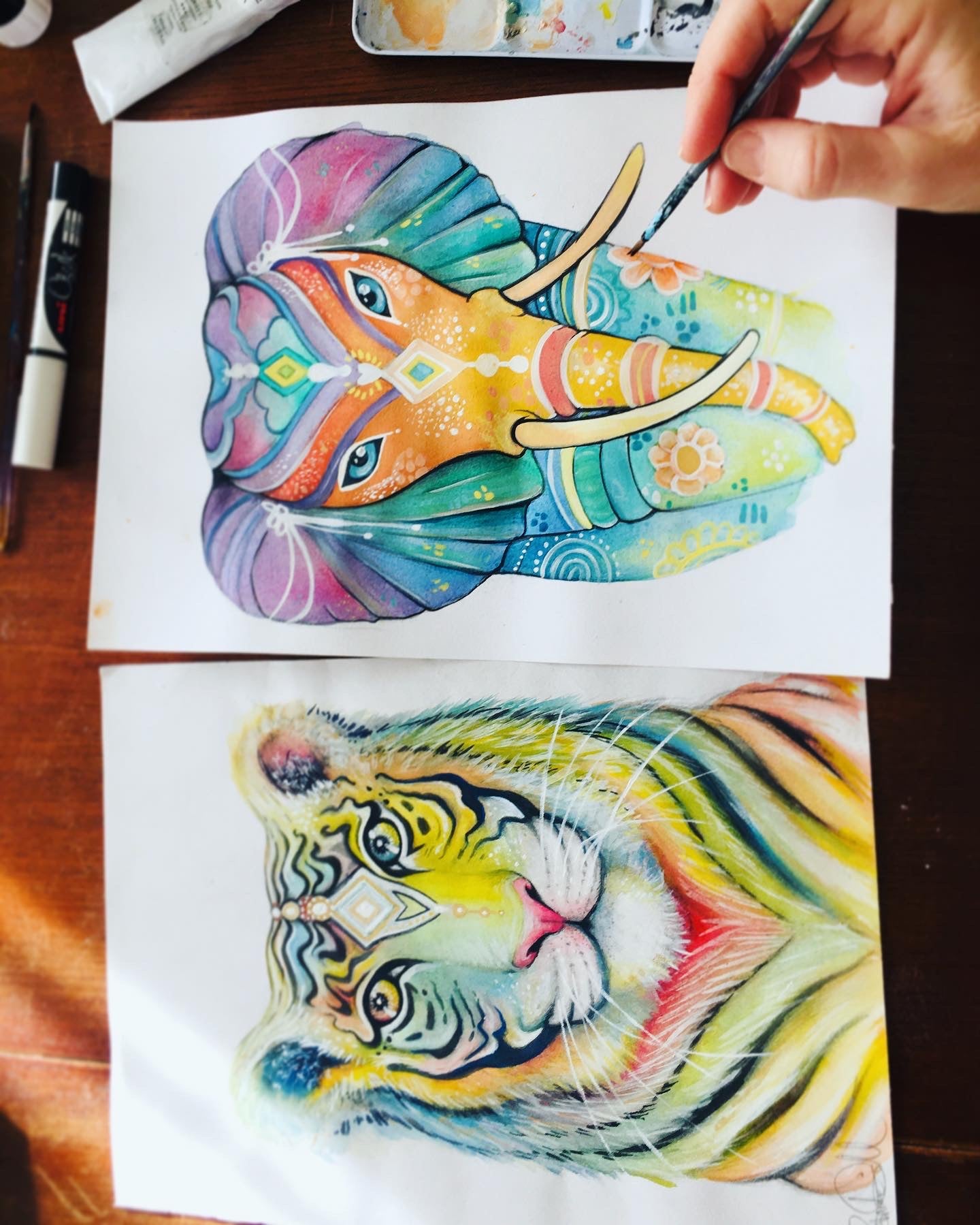 Rainbow Elephant