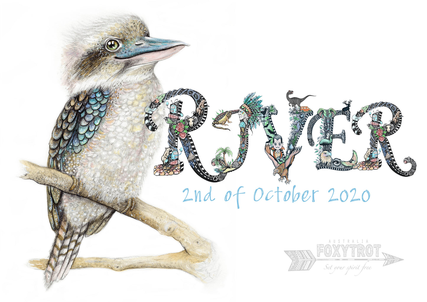 Custom Name Sample - KOOKABURRA