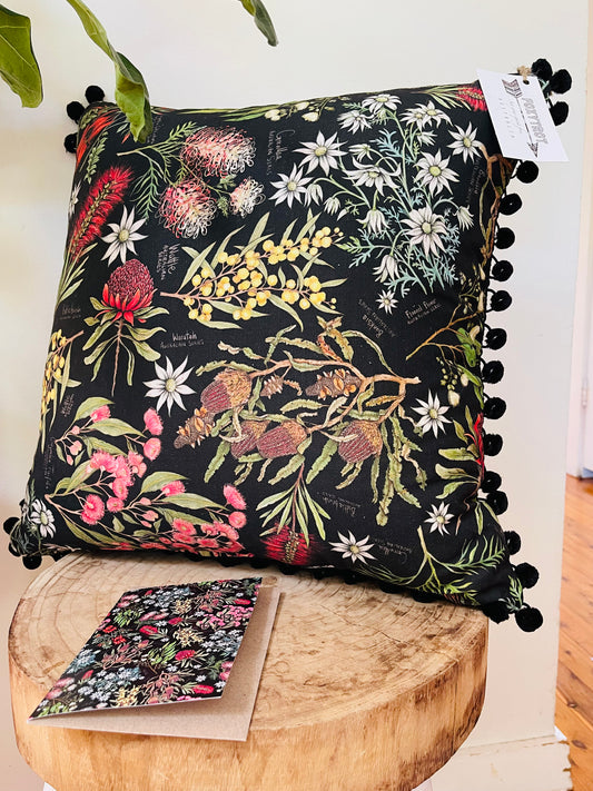 Australian Botanics Pom Pom Cushion