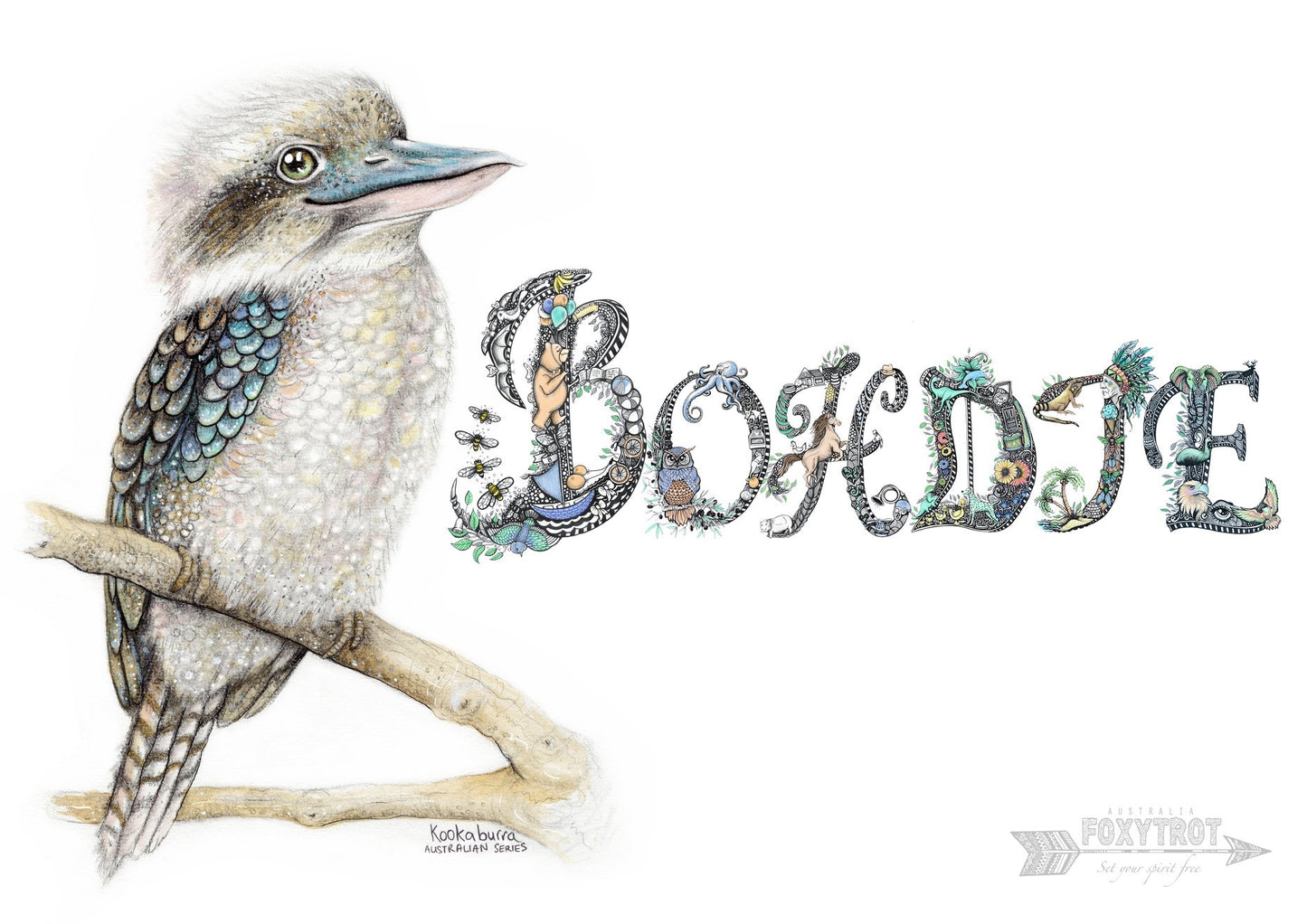 Custom Name Sample - KOOKABURRA