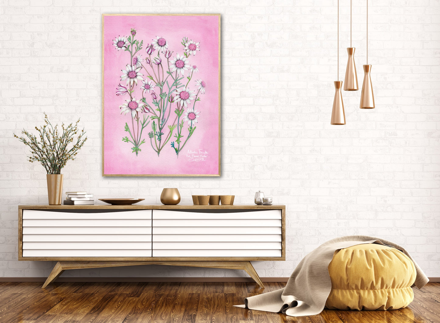 Pink Flannel Flower