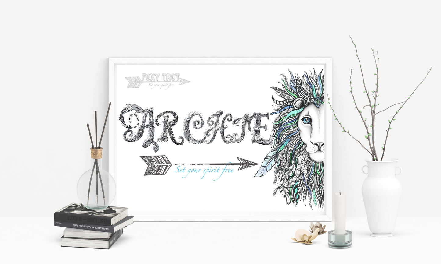 Custom Name Sample - LION / Boy