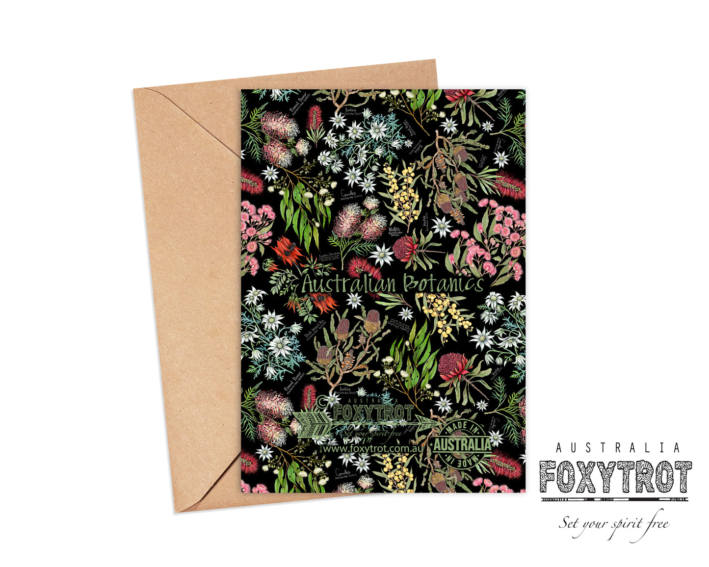 Aussie Botanics Pattern Card