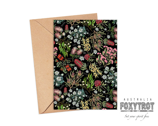 Aussie Botanics Pattern Card