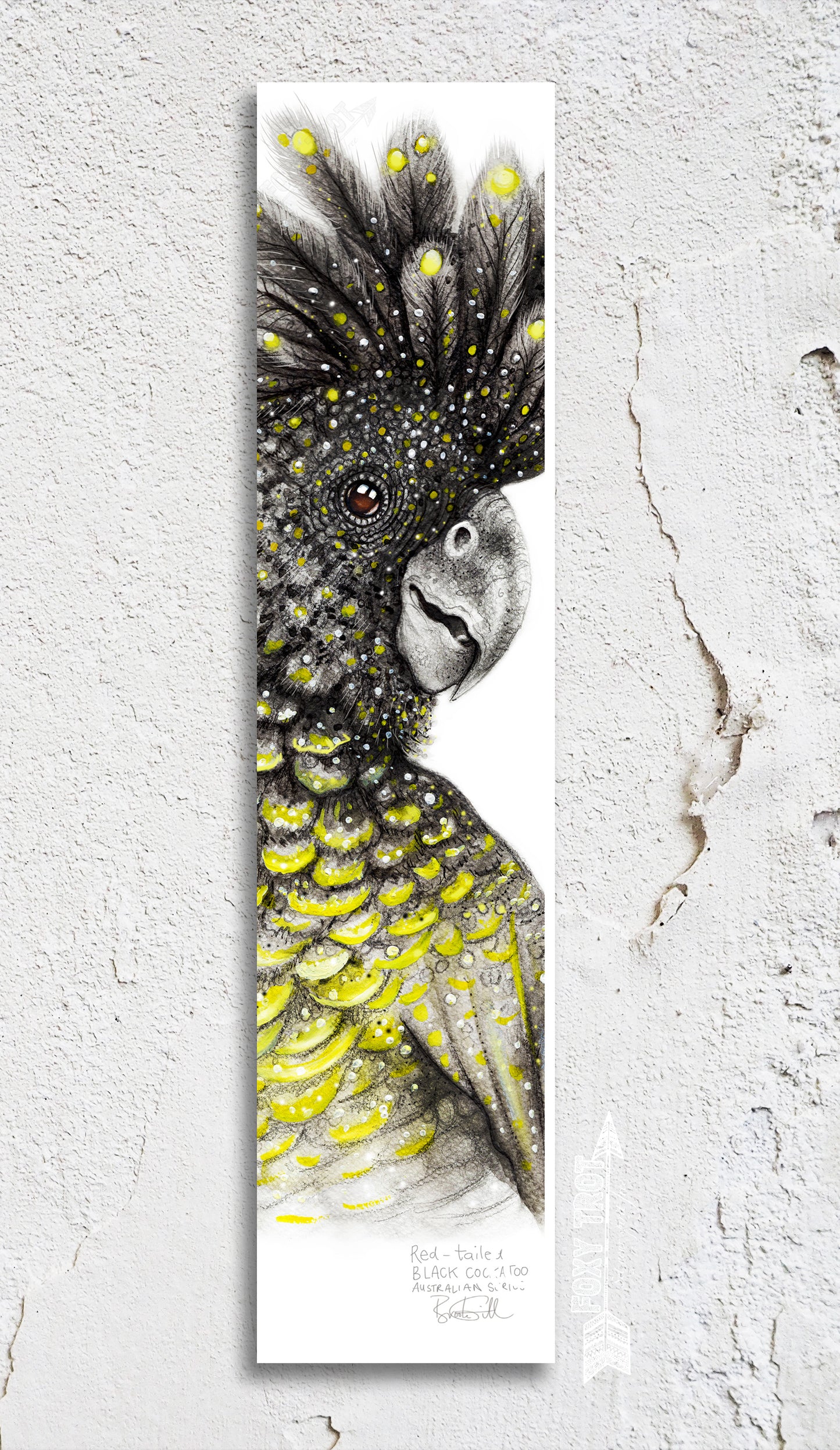 Black Cockatoo Bookmark
