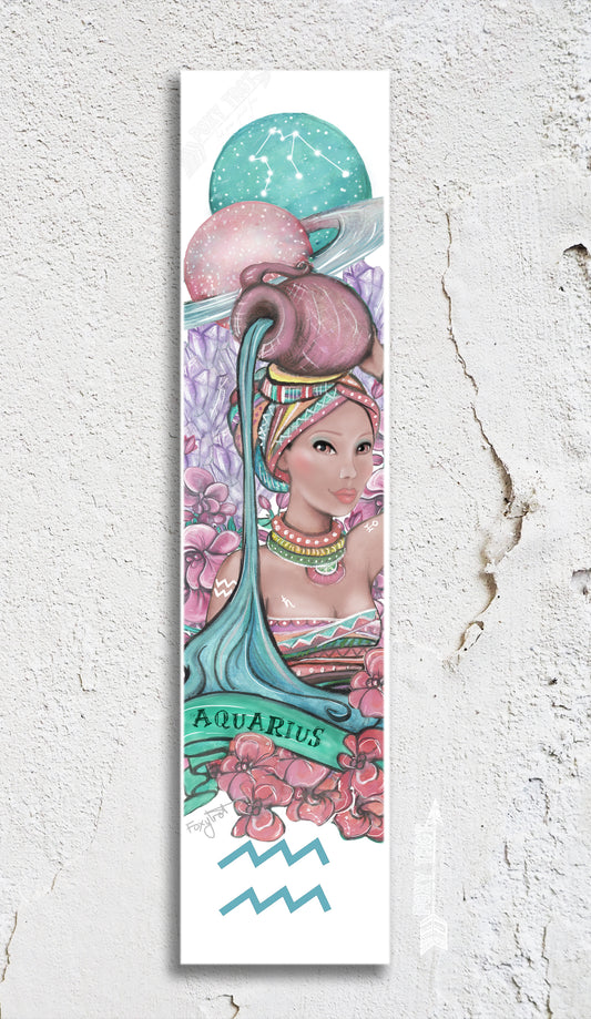 Zodiac Aquarius Bookmark