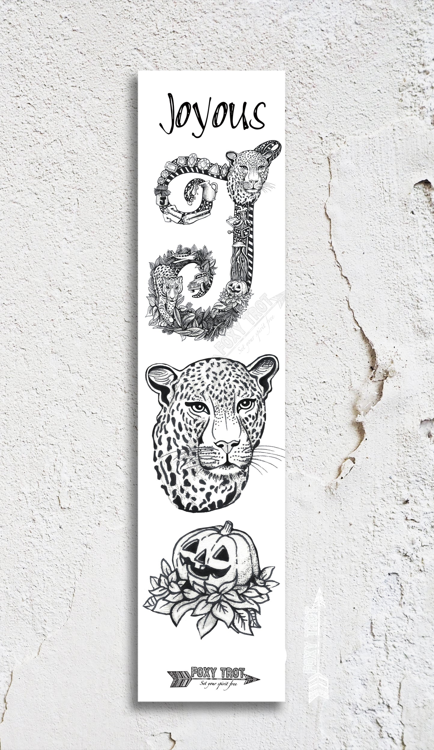 Inspirational Alphabet Bookmark J