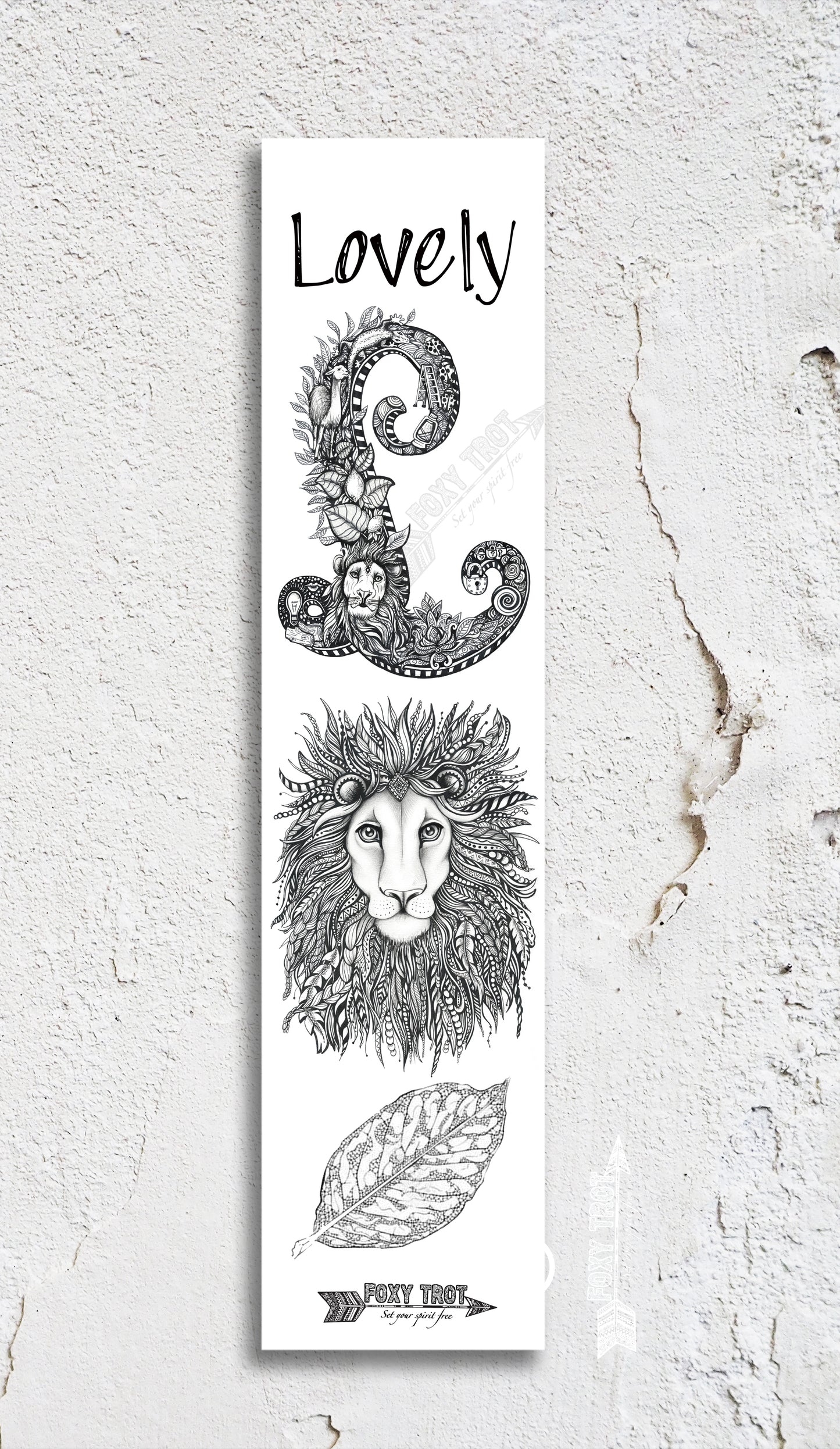 Inspirational Alphabet Bookmark L