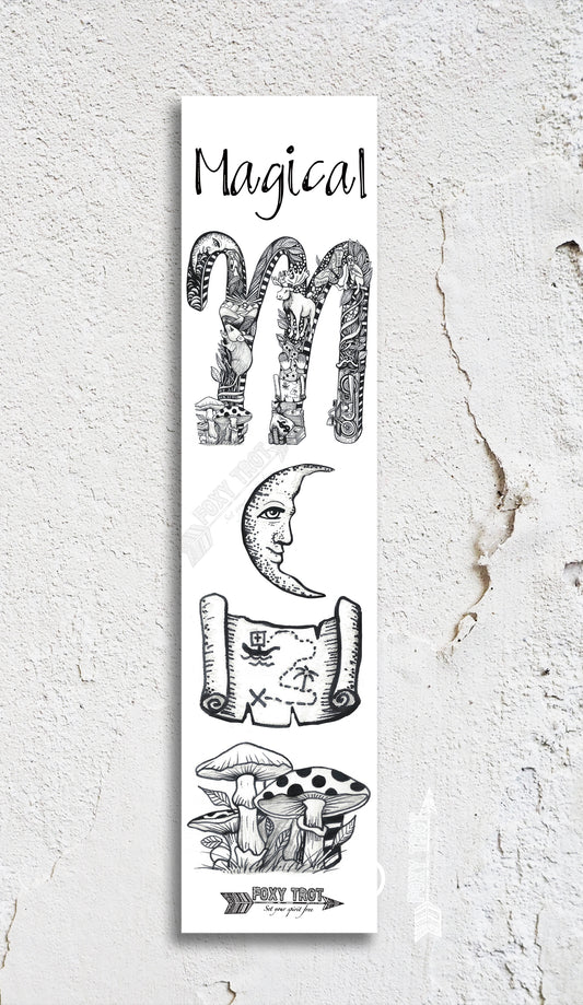Inspirational Alphabet Bookmark M