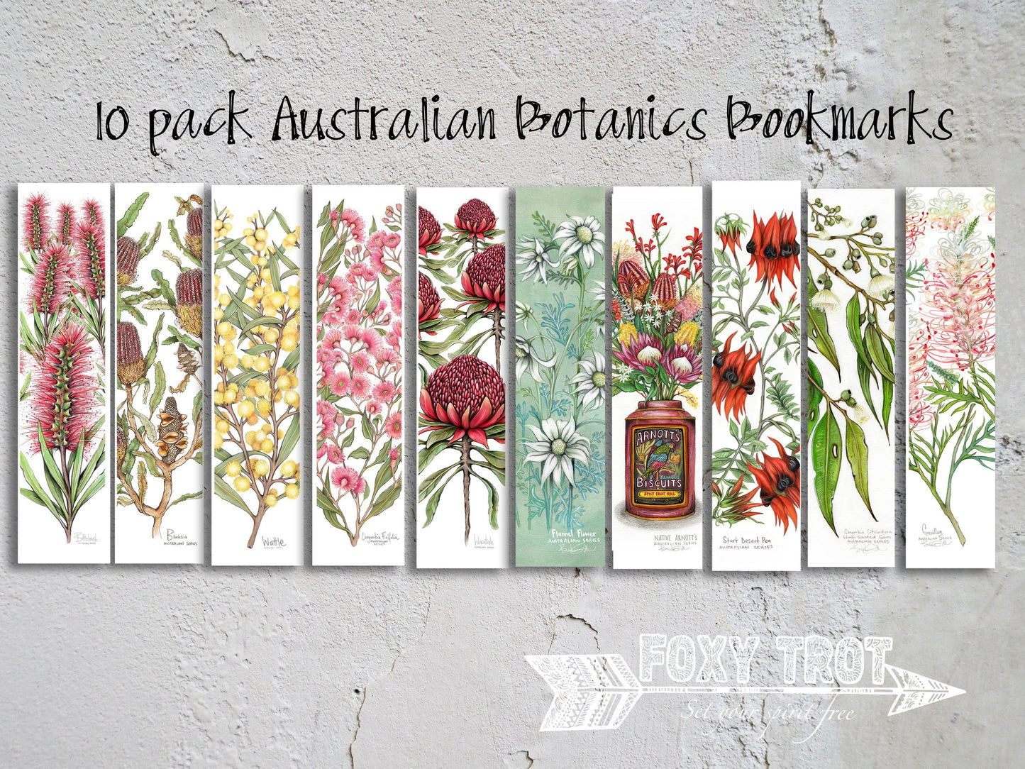 Sturt Desert Pea Bookmark