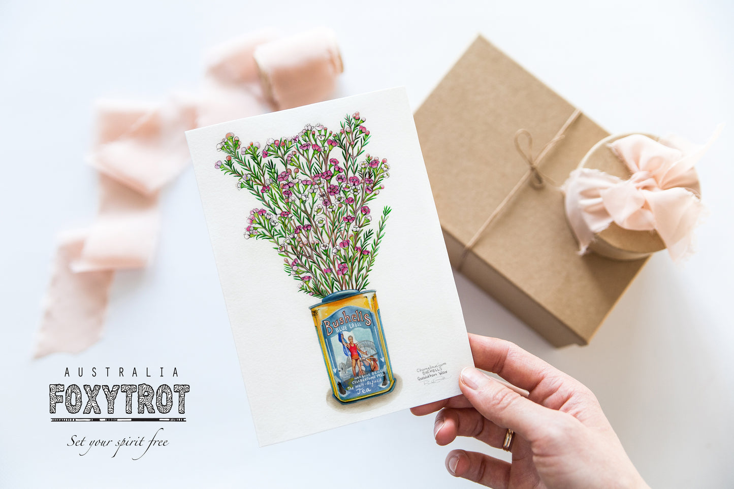 Vintage Bushells Card