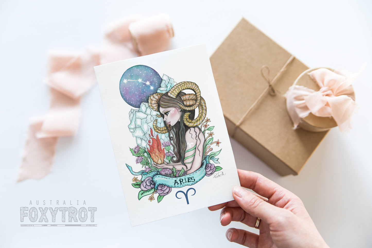 Zodiac Aries Card