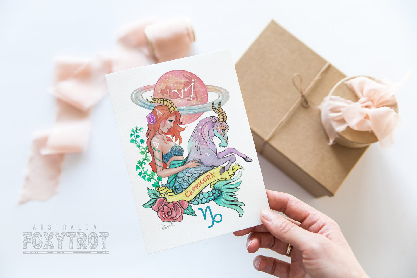 Zodiac Capricorn Card