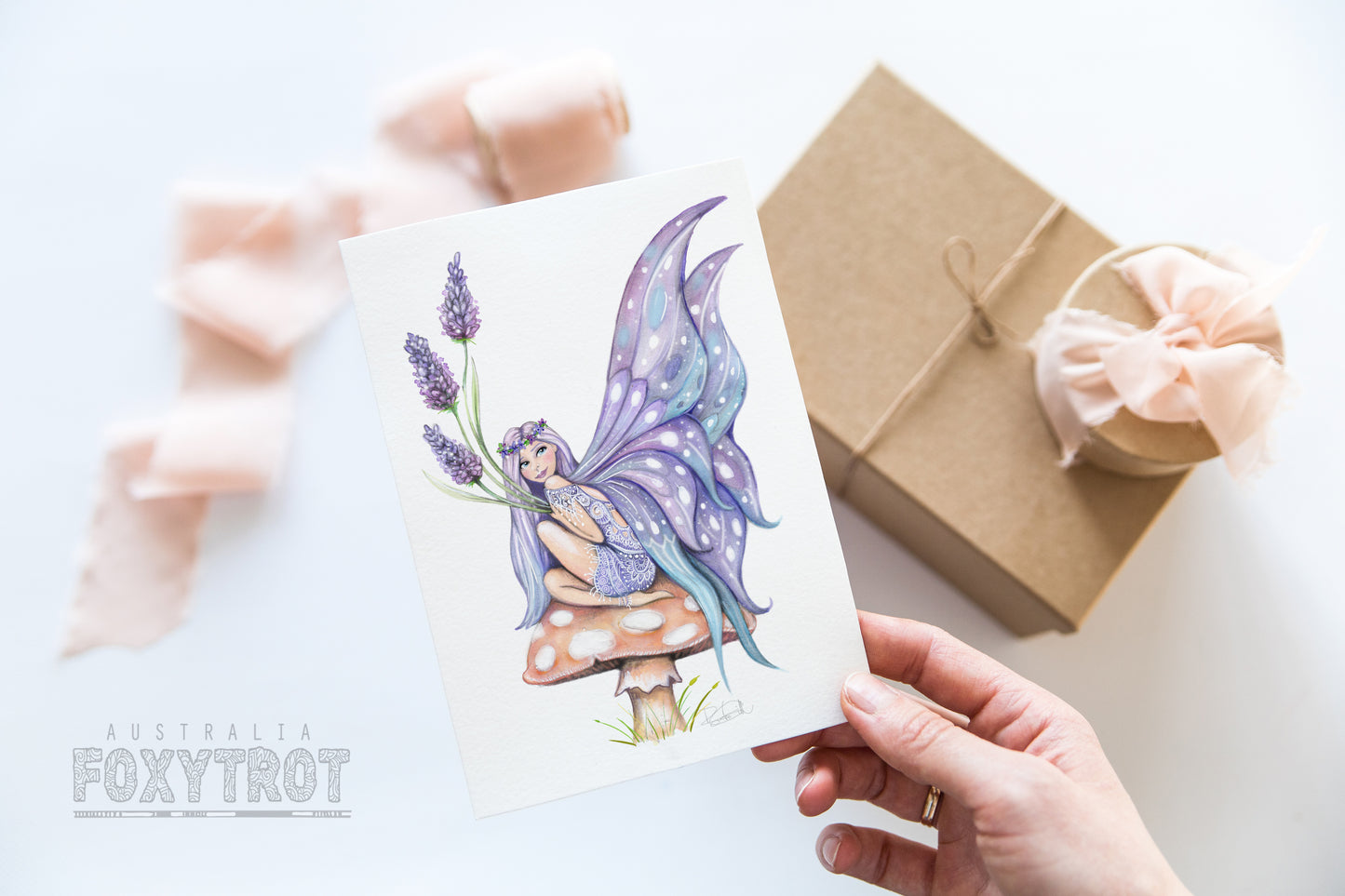 Lavender Fairy Card