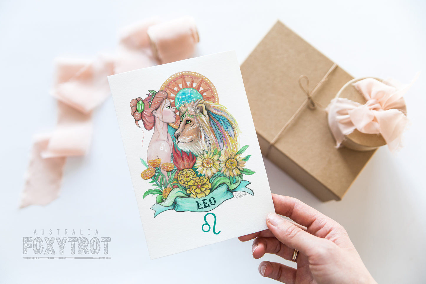 Zodiac Leo Card