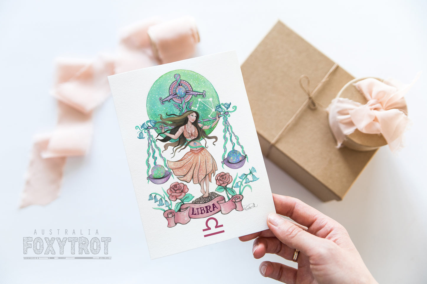 Zodiac Libra Card