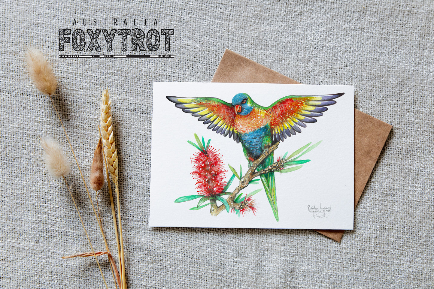 Rainbow Lorikeet Card
