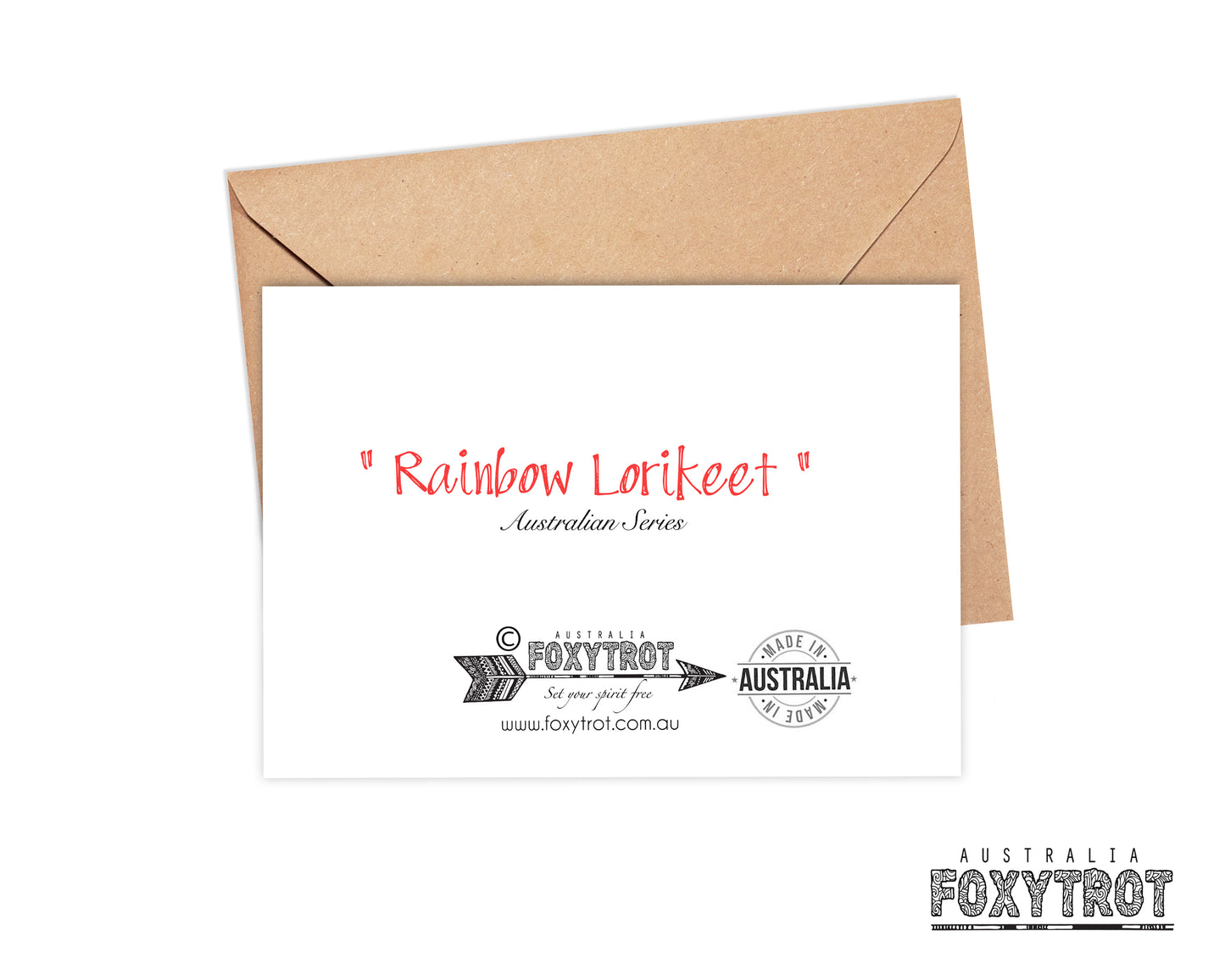 Rainbow Lorikeet Card