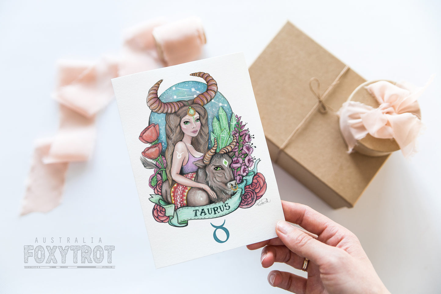 Zodiac Taurus Card
